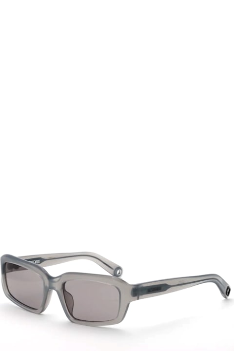 Eyewear Sale for Men Jacquemus Marino - Metallin Grey / Grey Lens Sunglasses