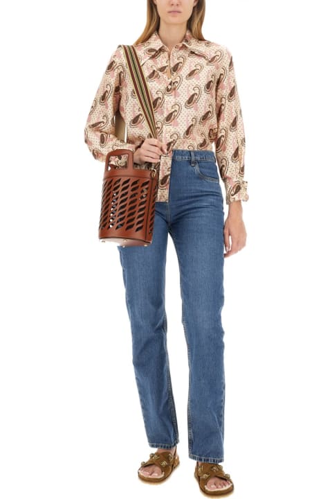 Etro for Women Etro Jeans With Logo Embroidery