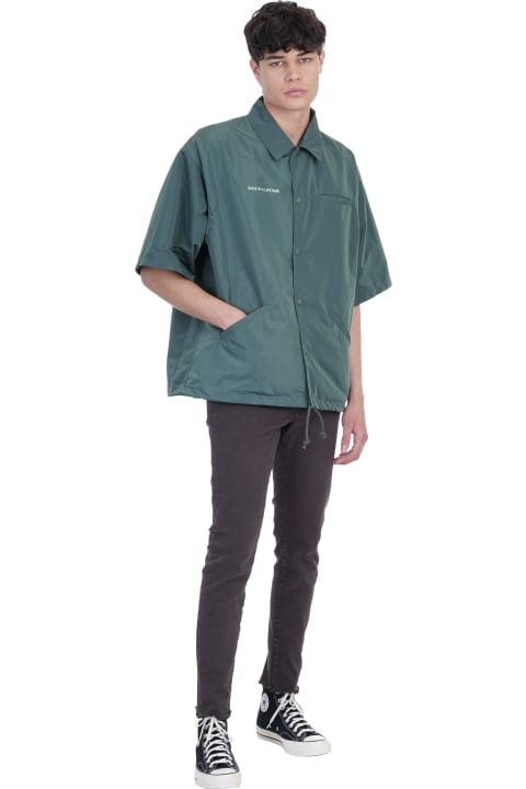 Shirt In Green Polyester