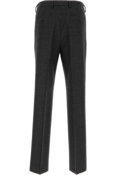 Prada Pants for Men Prada Embroidered Wool Pant