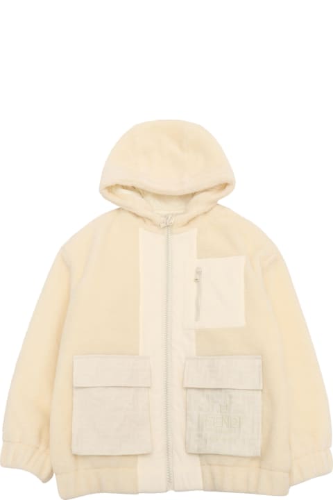 Fendi معاطف وجواكت لـ بنات Fendi Teddy Jacket