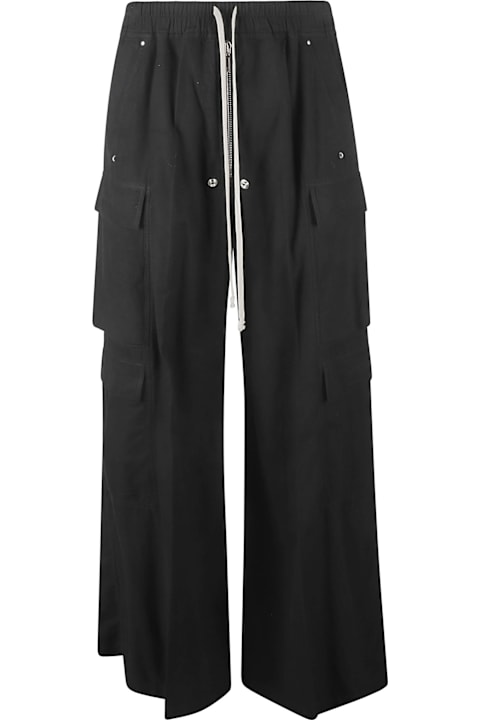 Rick Owens Pants for Men Rick Owens Cargo Loose Fit Laced Trousers