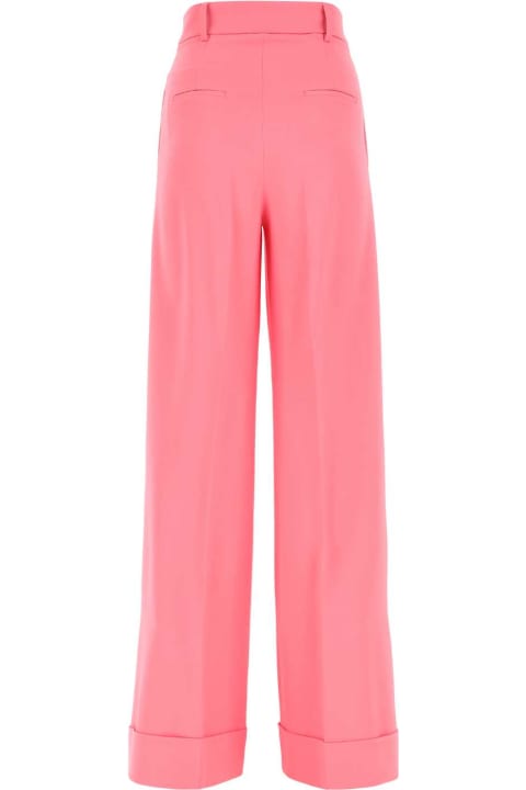 Moschino Pants & Shorts for Women Moschino Pink Stretch Viscose Wide-leg Pant