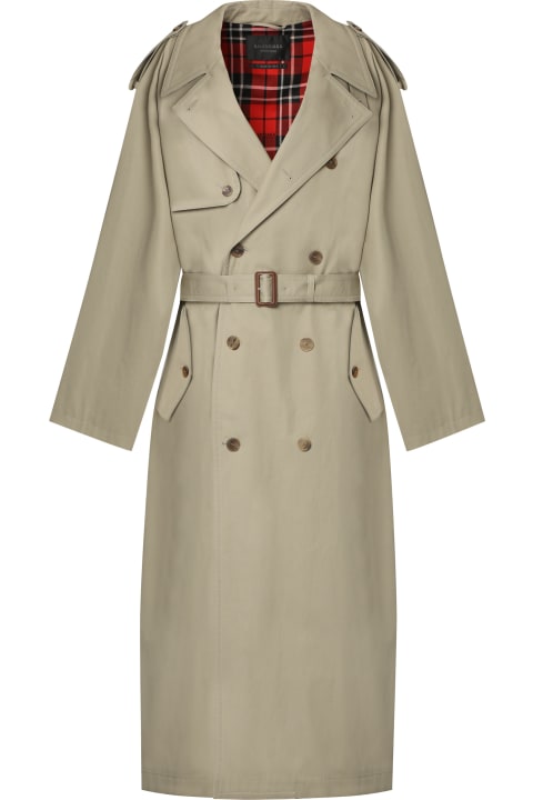 Coats & Jackets for Men Balenciaga Cotton Trench Coat