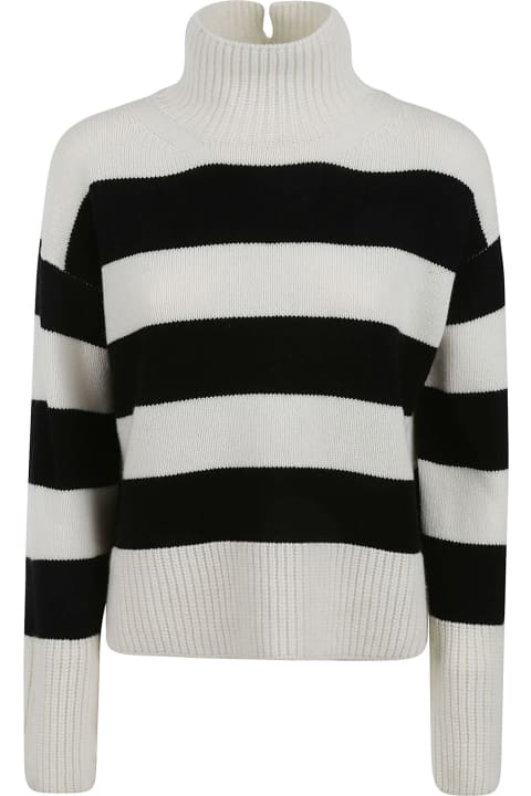 ウィメンズ新着アイテム Dondup High-neck Stripe Knit Sweater