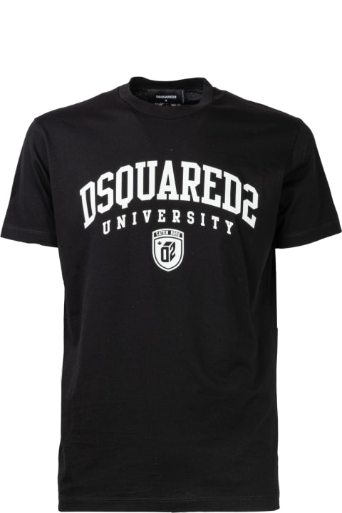 Dsquared2 Topwear for Men Dsquared2 Dsquared2 T-shirts And Polos Black