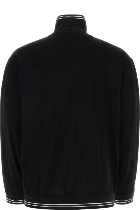 Clothing for Men Prada Black Cotton And Nylon Jacket