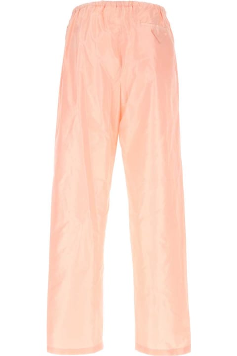 Pants for Men Prada Pink Silk Pant