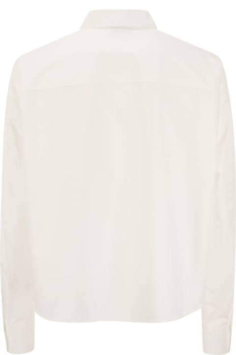 RED Valentino Topwear for Women RED Valentino Cropped Shirt In Cotton Poplin