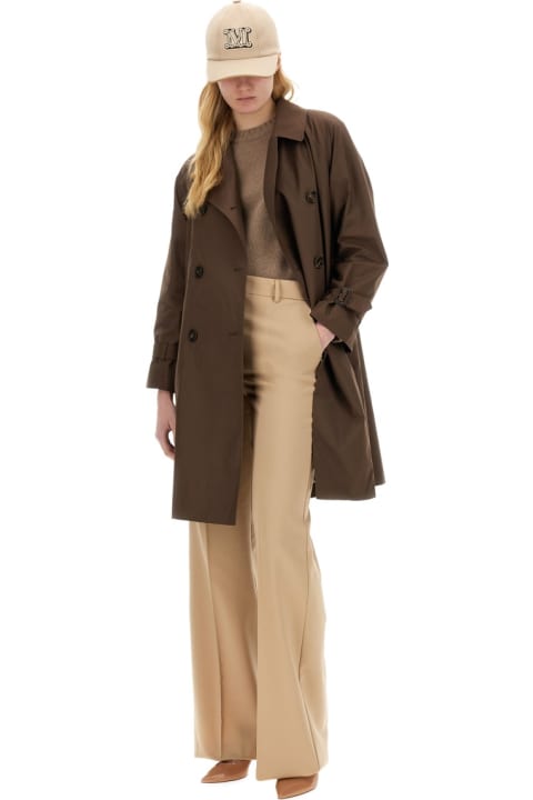 Max Mara Sale for Women Max Mara Double-breasted Trench Coat 'the Cube'