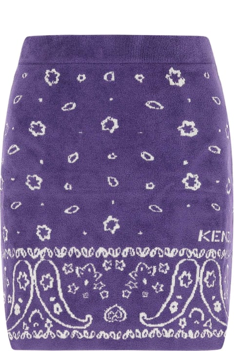 Kenzo Skirts for Women Kenzo Printed Terry Mini Skirt