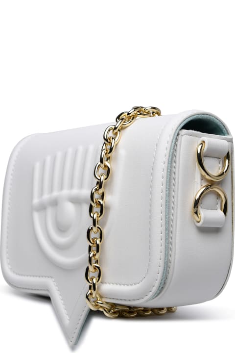 Chiara Ferragni Shoulder Bags for Women Chiara Ferragni Small 'eyelike' White Polyester Bag