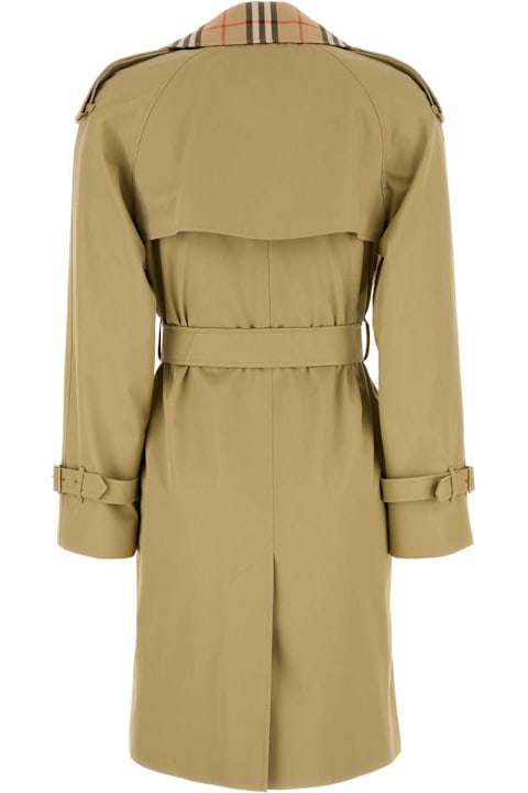 Homeware Burberry Beige Gabardine Castleford Trench Coat