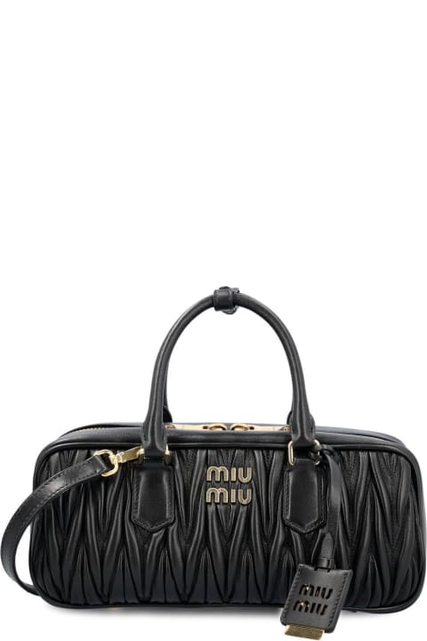 Bags for Women Miu Miu Matelassé Zipped Handbag