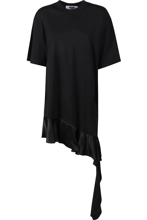 MSGM for Women MSGM Short-sleeved Asymmetric Mini T-shirt