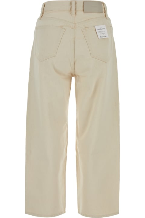 Calvin Klein Pants & Shorts for Women Calvin Klein High Rise Barrel - Ecru