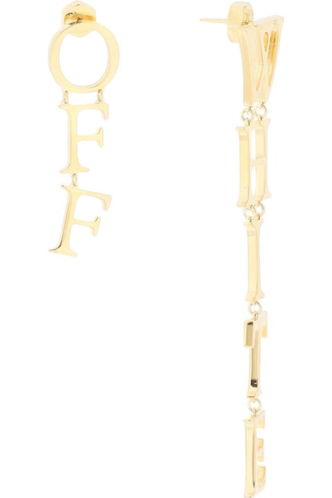 Jewelry for Women Off-White Logo Pendant Earrings