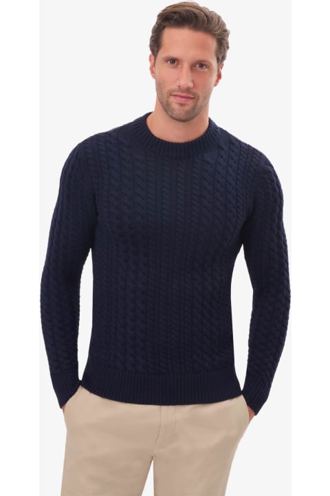 Homeware Larusmiani Cable Knit Sweater Col Du Pillon Sweater