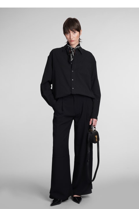 Ami Alexandre Mattiussi for Women Ami Alexandre Mattiussi Shirt In Black Cotton