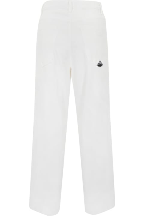 Pants & Shorts for Women Roy Rogers White Denim Trousers