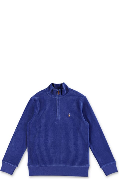 Homeware Polo Ralph Lauren Kid - Knit Corduroy Quarter-zip Pullover