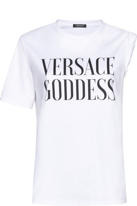Versace for Women Versace White Cotton T-shirt