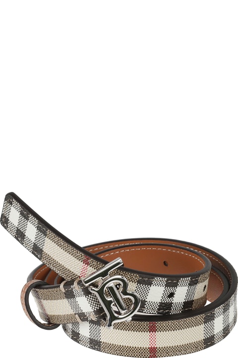 Burberry Accessories for Women Burberry Tb Checked Belt