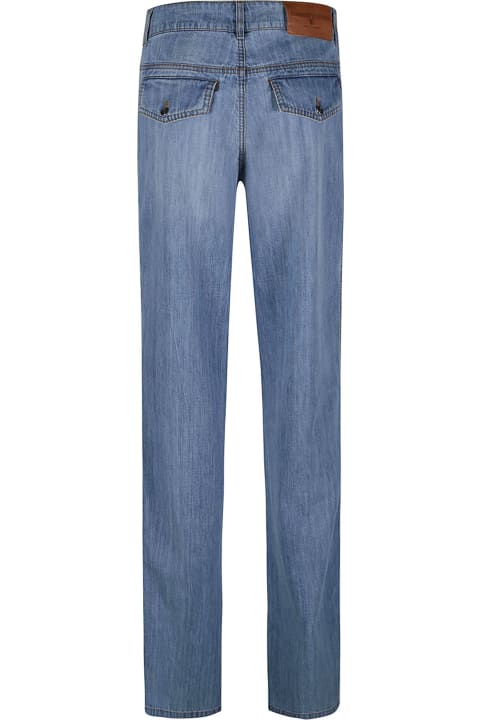 Fashion for Women Ermanno Scervino Cargo Denim Buttoned Jeans