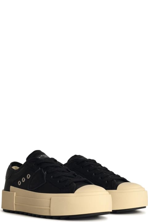 أدوات منزلية Philippe Model Paris Black Leather Sneakers