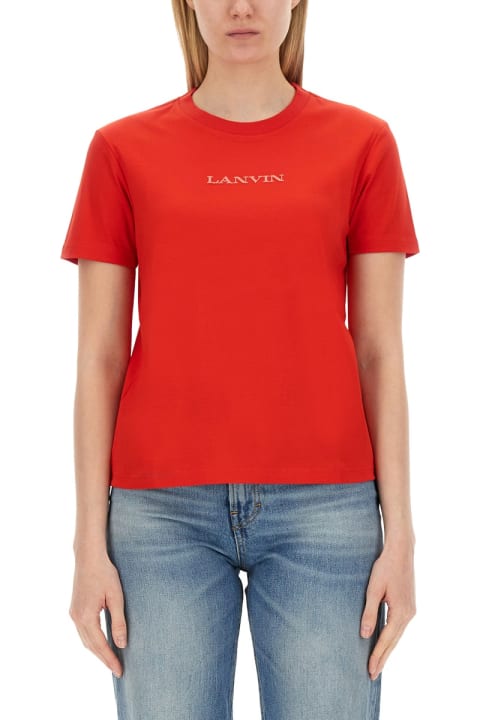 Clothing for Women Lanvin T-shirt With Logo