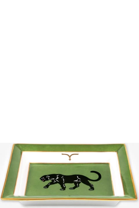  Larusmianiديكور منزلي Larusmiani Pocket Emptier 'pantera' Tray