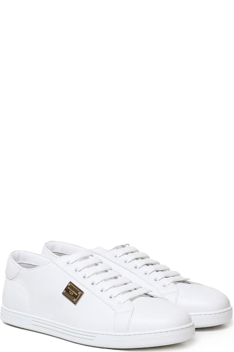 Shoes for Men Dolce & Gabbana Sneakers Saint Tropez In Calfskin