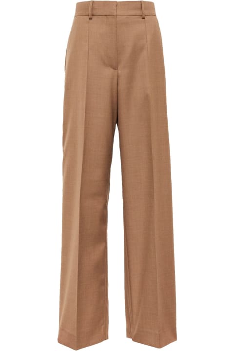 Burberry Pants & Shorts for Women Burberry Wool Wide Jane Pants