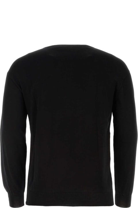 メンズ Moschinoのニットウェア Moschino Black Cotton Sweater