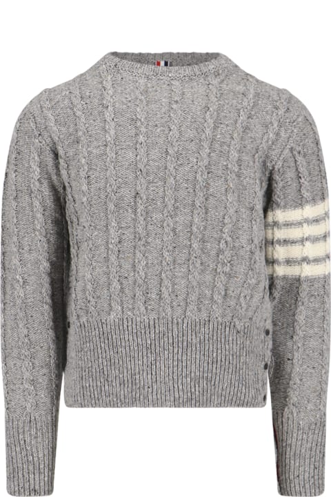 Clothing for Men Thom Browne Braided Detail Sweater