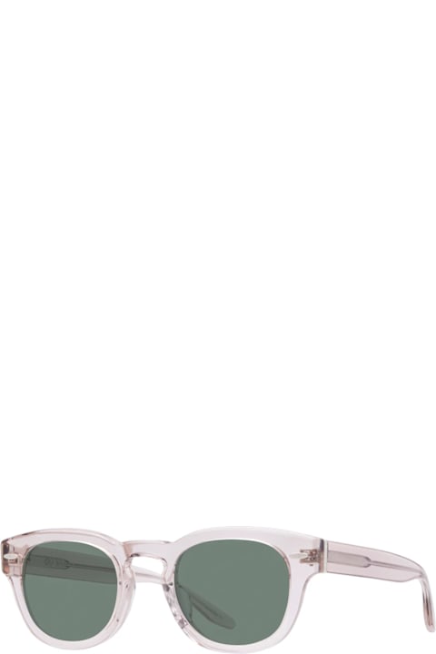 Barton Perreira لـ Kids Barton Perreira Barton Perreira Bp40010i Demarco Hus/sil/gsm Silver / Green Smoke Sunglasses