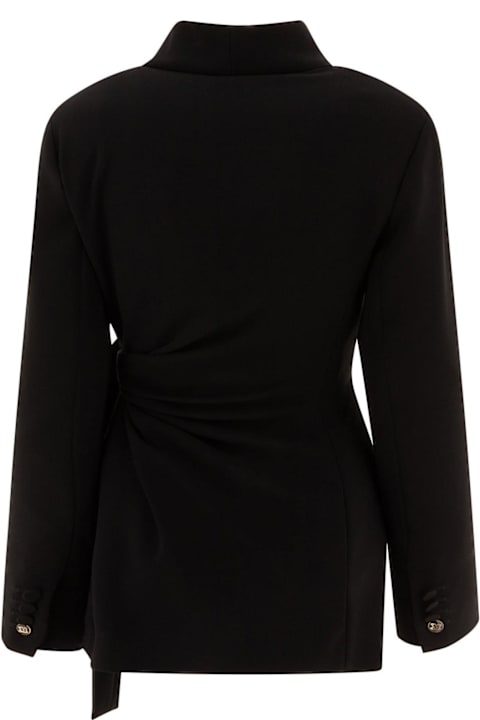 Max Mara Pianoforte معاطف وجواكت لـ السيدات Max Mara Pianoforte Wrap Long-sleeved Jacket