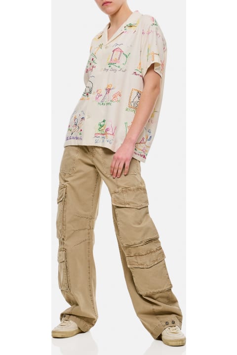 Bode Topwear for Women Bode Nursery Rhyme Ss Cotton Viscose Blend Shirt