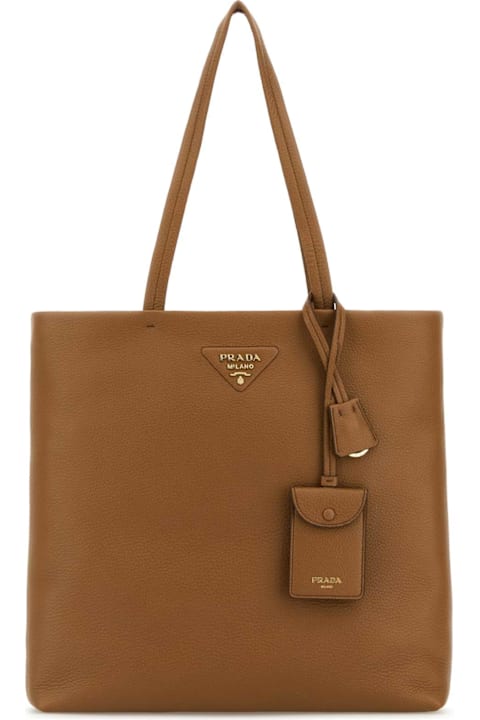 トートバッグ Prada Camel Leather Shopping Bag Prada Camel Leather Shopping Bag | italist