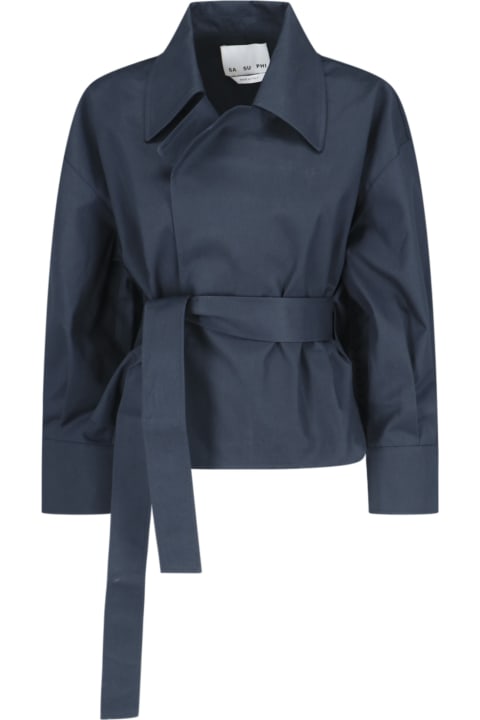 Sa Su Phi Coats & Jackets for Women Sa Su Phi Belt Detail Jacket