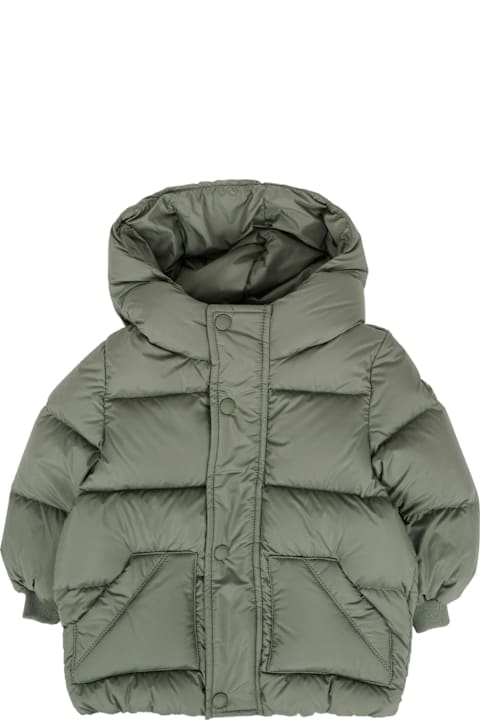 أدوات منزلية Colmar Green Down Jacket For Baby Boy With Logo