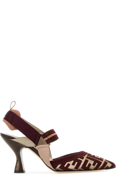 Fendi Multicolor Mesh Colibrã¬ Pumps