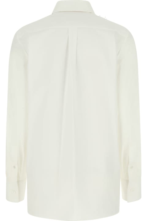 Valentino Garavani Topwear for Women Valentino Garavani White Poplin Shirt