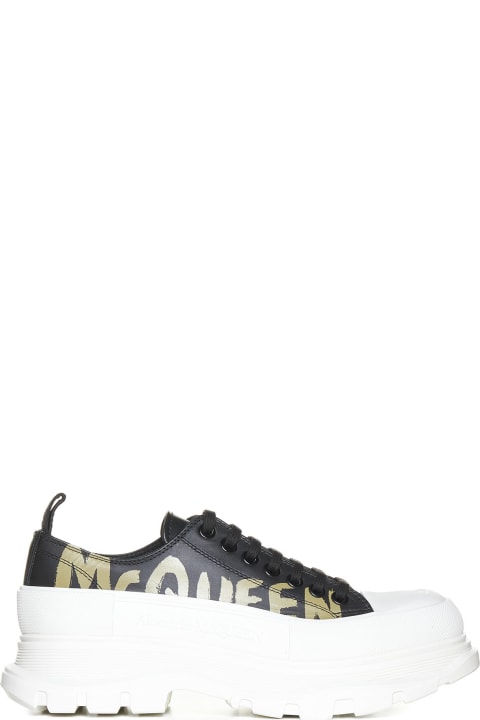 Shoes for Men Alexander McQueen Tread Slick Lace-up Shoes