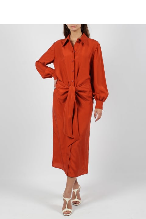 Fashion for Women Alberta Ferretti Silk Shirt Dress