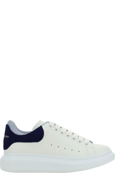 Alexander McQueen Shoes for Men Alexander McQueen 'oversize' Sneakers With Blue Suede Heel Tab
