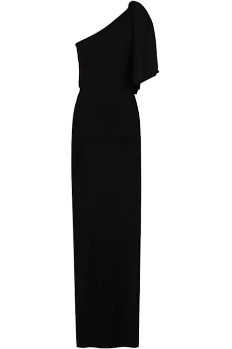 Jumpsuits for Women Elisabetta Franchi Red Carpet Jersey Asymmetric Dress
