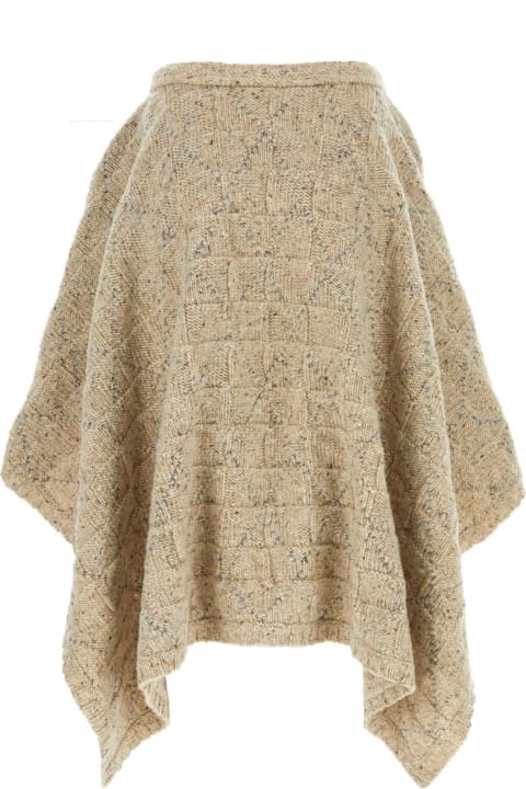 Bottega Veneta Skirts for Women Bottega Veneta Melange Cappuccino Wool Skirt