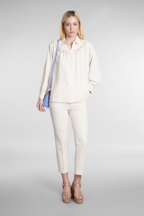 See by Chloé Pants & Shorts for Women See by Chloé Pants In Beige Cotton
