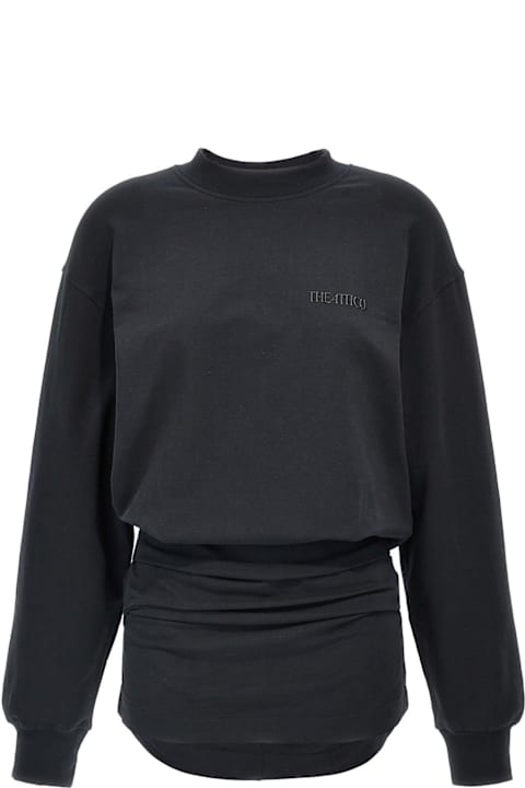 The Attico Fleeces & Tracksuits for Women The Attico Logo Detailed Sweatshirt Dress